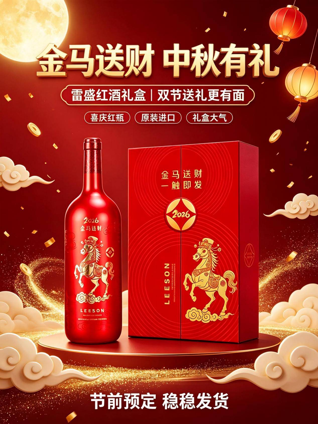 雷盛红酒中秋国庆推广方案 (1)